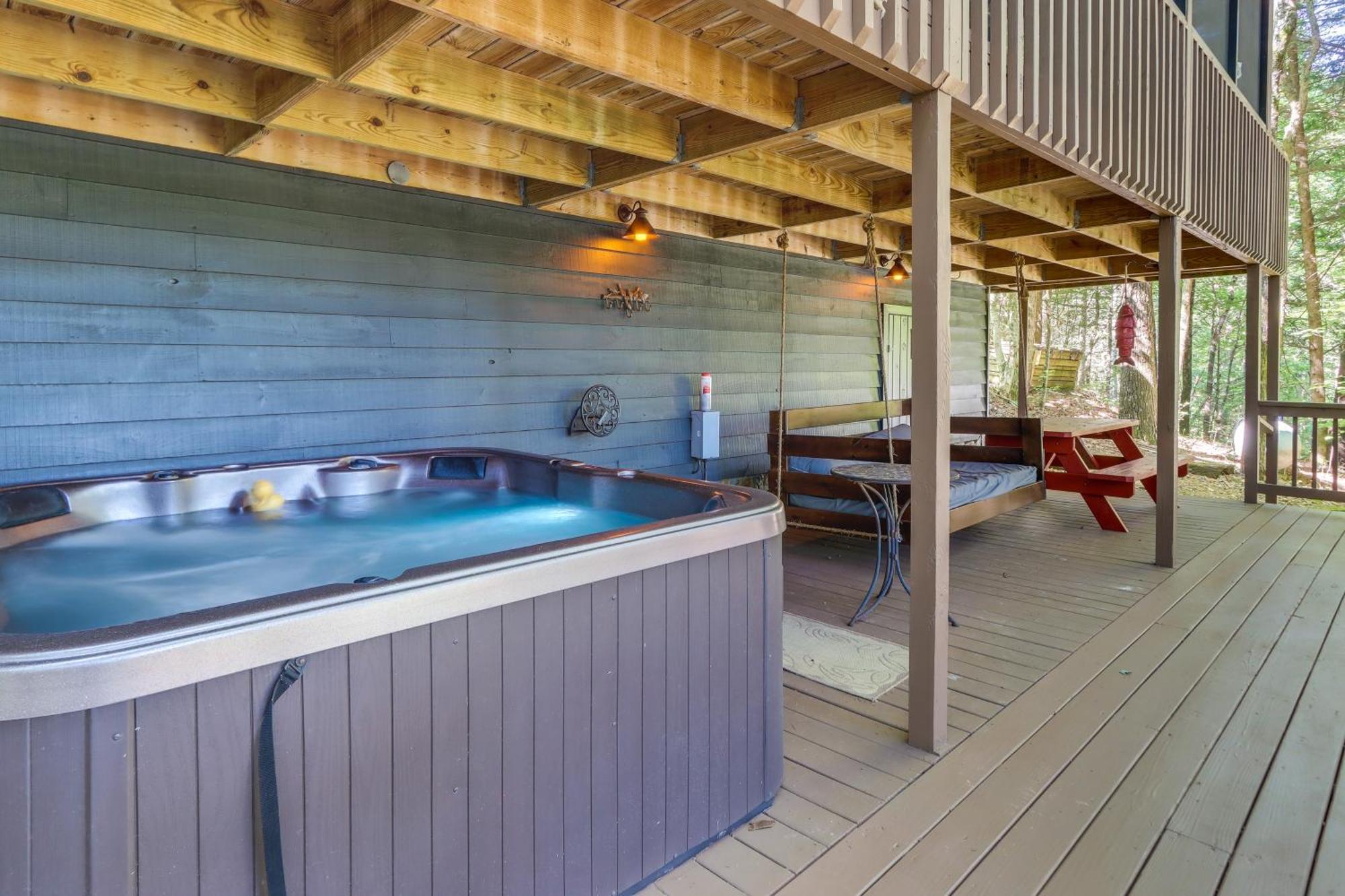 Luxe Fightingtown Creek Cabin 2 King Suites And Spa Epworth Экстерьер фото